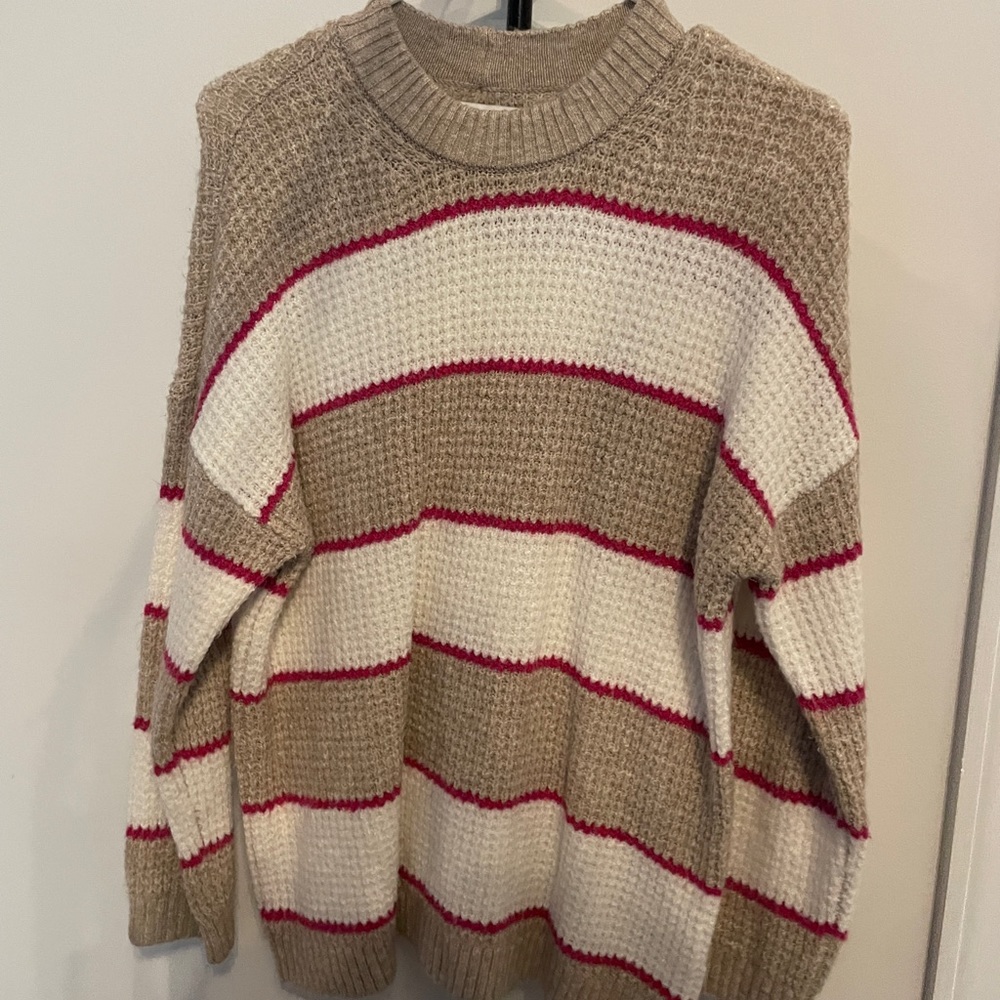American Eagle Oversized Striped Sweater